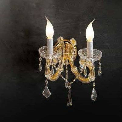 Бра Beby Group Novecento 755/2A Light gold CUT CRYSTAL Бра Beby Group Novecento 755/2A Light gold CUT CRYSTAL