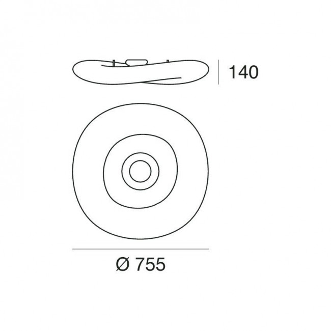 Потолочный светильник Linea Light Mr Magoo 8008N Потолочный светильник Linea Light Mr Magoo 8008N