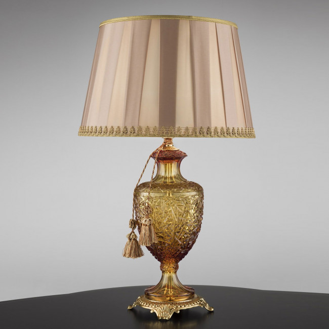Настольная лампа Euroluce Cristel LG1 amber