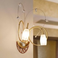 Бра Masca Kikka 1850/A2 Oro brunito / Glass 559 Бра Masca Kikka 1850/A2 Oro brunito / Glass 559