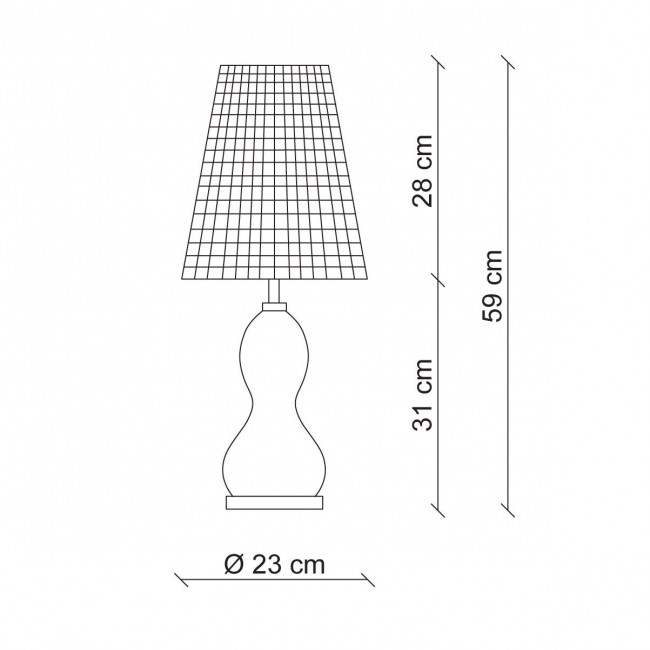 Настольная лампа Patrizia Garganti Ginger & Fred PG548 Настольная лампа Patrizia Garganti Ginger & Fred PG548