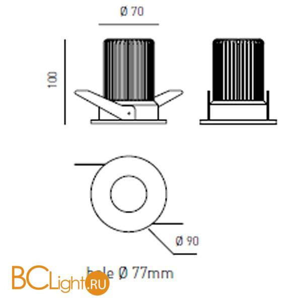 Спот (точечный светильник) Axo light Landinus LANDINUS 507 02 Спот (точечный светильник) Axo light Landinus LANDINUS 507 02