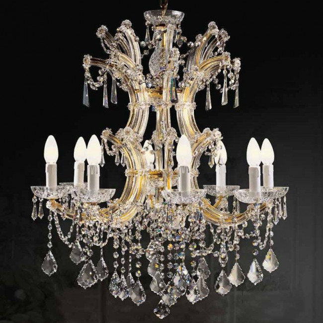 Люстра Beby Group Novecento 765/8 Light gold CUT CRYSTAL