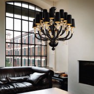 Люстра De Majo MADEMOISELLE K20 0MADE0K21 black Люстра De Majo MADEMOISELLE K20 0MADE0K21 black