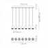 Подвесной светильник Axo Light Fedora SP FEDOR 7 SPFEDOR7ROBCGU1 Подвесной светильник Axo Light Fedora SP FEDOR 7 SPFEDOR7ROBCGU1