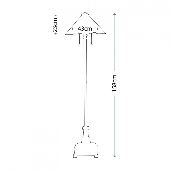 Торшер Quoizel Inglenook QZ/INGLENOOK/FL Торшер Quoizel Inglenook QZ/INGLENOOK/FL