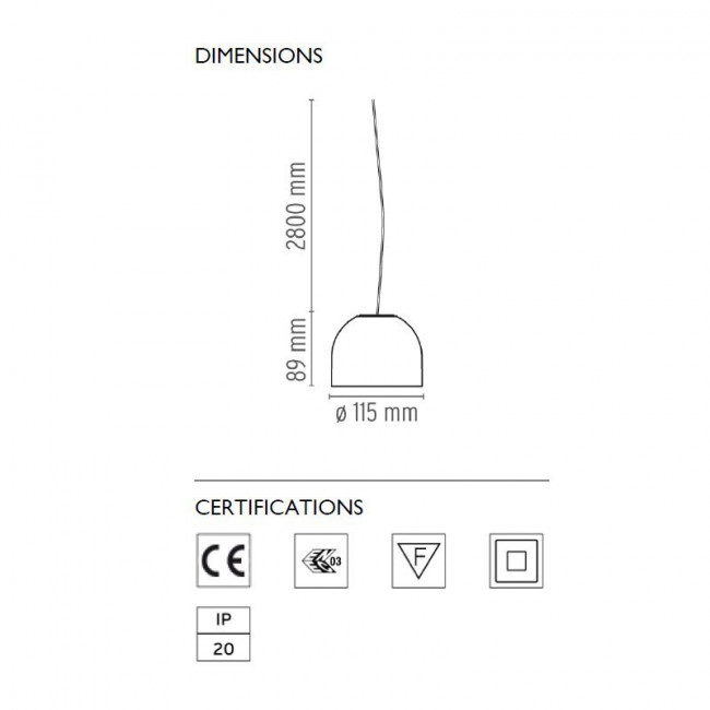 Подвесной светильник Flos Wan S Black F9560030 Подвесной светильник Flos Wan S Black F9560030