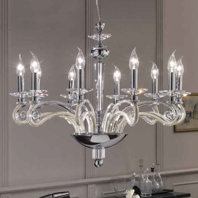 Люстра Renzo Del Ventisette Contemporary L 14301/10 DEC. CROMO MM SWA Люстра Renzo Del Ventisette Contemporary L 14301/10 DEC. CROMO MM SWA