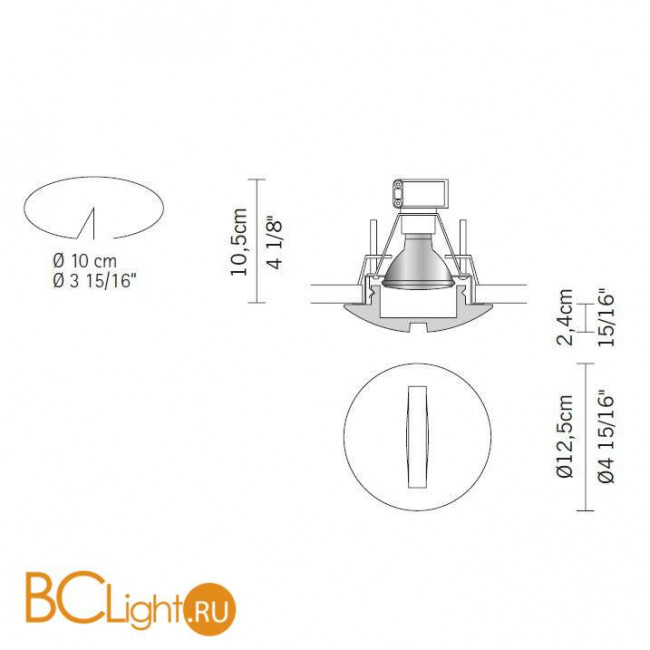 Встраиваемый светильник Fabbian Jnat D27 F04 00 Встраиваемый светильник Fabbian Jnat D27 F04 00