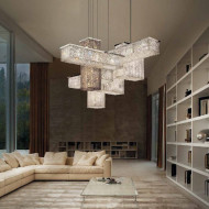 Подвесной светильник Masiero Cubo S/COMBO 175 G04 TR+SM CUT CRYSTAL Подвесной светильник Masiero Cubo S/COMBO 175 G04 TR+SM CUT CRYSTAL