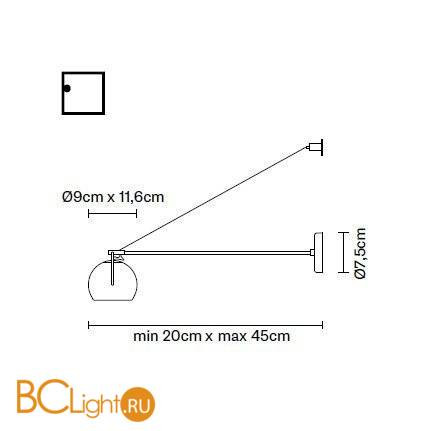 Бра Fabbian Beluga Colour D57 D03 03 Бра Fabbian Beluga Colour D57 D03 03