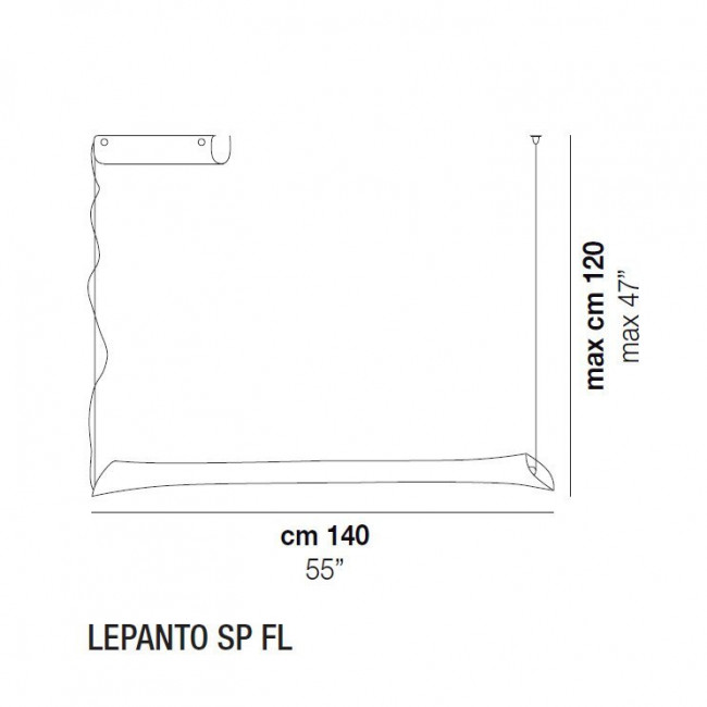 Подвесной светильник Vistosi Lepanto SP FL FL BC/BO NI Подвесной светильник Vistosi Lepanto SP FL FL BC/BO NI