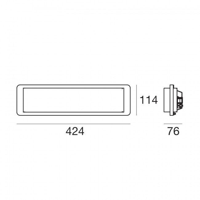 Настенный светильник Linea Light Solido 90262