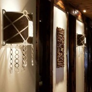 Настенный светильник Masca Vision 1877/A1 Argento patinato / Brown leather Настенный светильник Masca Vision 1877/A1 Argento patinato / Brown leather