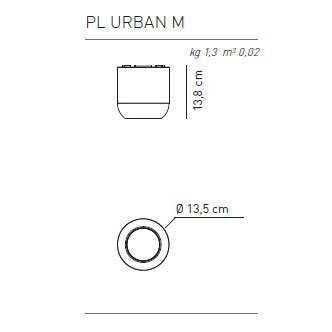 Потолочный светильник Axo Light Urban & Urban mini PL URBAN M NI XX LED Потолочный светильник Axo Light Urban & Urban mini PL URBAN M NI XX LED