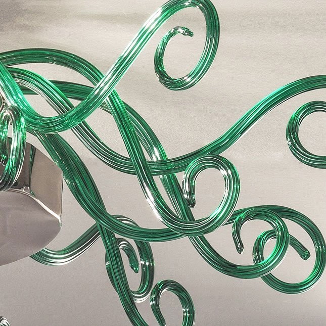 Потолочный светильник Euroluce Yncanto PL8 Green Потолочный светильник Euroluce Yncanto PL8 Green