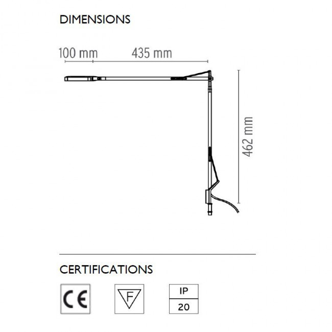 Настольная лампа Flos Kelvin LED Desk support (Visible cable) Chrome F3308057 Настольная лампа Flos Kelvin LED Desk support (Visible cable) Chrome F3308057