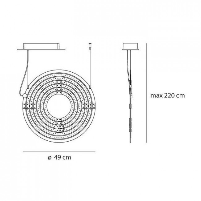 Подвесной светильник Artemide Copernico White 1608030A Подвесной светильник Artemide Copernico White 1608030A