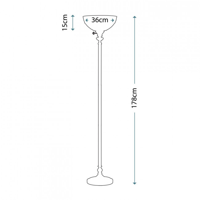 Торшер Quoizel Kami QZ/KAMI/UL Торшер Quoizel Kami QZ/KAMI/UL