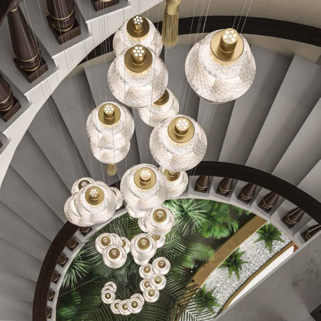 Подвесной светильник Beby Group Love 7620B01 Light Gold Golden Portoino Подвесной светильник Beby Group Love 7620B01 Light Gold Golden Portoino