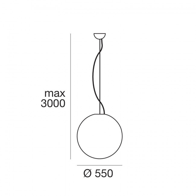 Подвесной светильник Linea Light Oh! 15110
