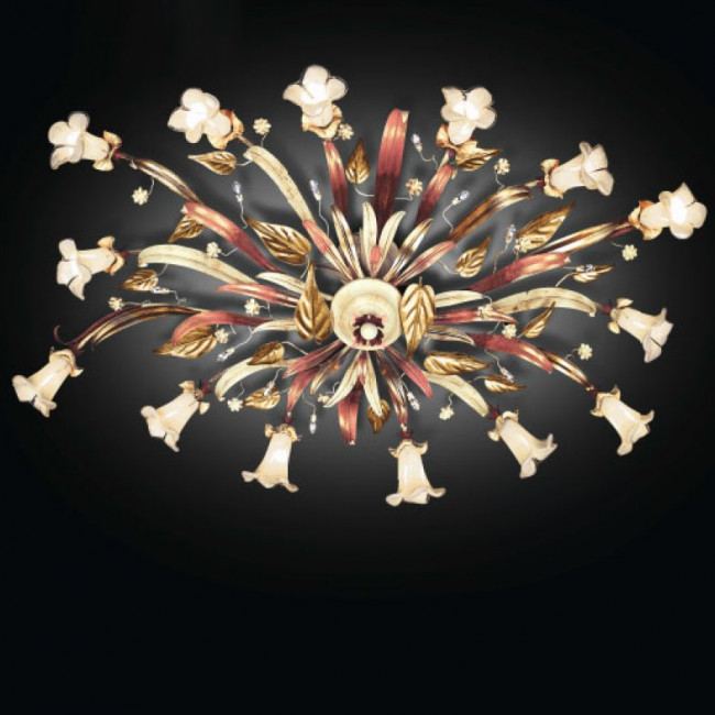 Потолочная люстра Renzo Del Ventisette "Natura" PL 13965/14 ovale DEC. 0115 Потолочная люстра Renzo Del Ventisette "Natura" PL 13965/14 ovale DEC. 0115