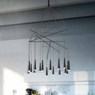 Подвесной светильник Morosini Mikado MIKADO LA18 glass-S 0574LA07SAL3 Подвесной светильник Morosini Mikado MIKADO LA18 glass-S 0574LA07SAL3