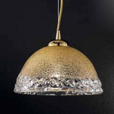 Подвесной светильник Vetri Lamp 1158/25 Ambra/Cristallo