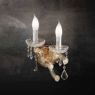 Бра Beby Group Novecento 780/2A Light gold CUT CRYSTAL Бра Beby Group Novecento 780/2A Light gold CUT CRYSTAL