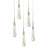 Подвесной светильник DeLight Collection Pour MD-023B-5 chrome Подвесной светильник DeLight Collection Pour MD-023B-5 chrome