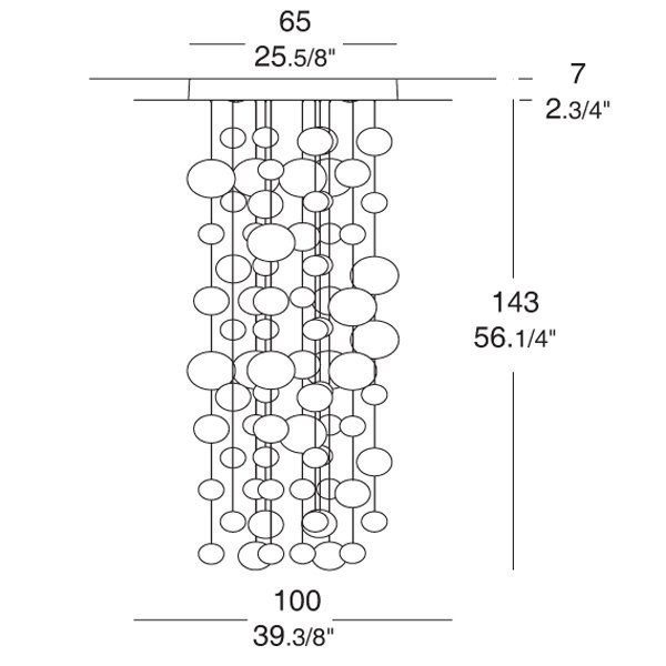 Потолочный светильник Leucos Ether 150 S 0010060 Потолочный светильник Leucos Ether 150 S 0010060