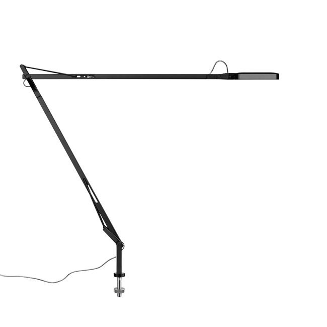 Настольная лампа Flos Kelvin LED Desk support (Visible cable) Shiny black F3308030 Настольная лампа Flos Kelvin LED Desk support (Visible cable) Shiny black F3308030