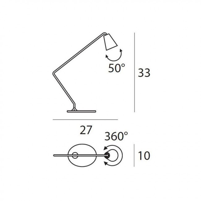 Настольная лампа Linea Light Conus 7280 Настольная лампа Linea Light Conus 7280