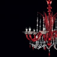 Люстра De Majo 6009 K8 060090K08 red Люстра De Majo 6009 K8 060090K08 red