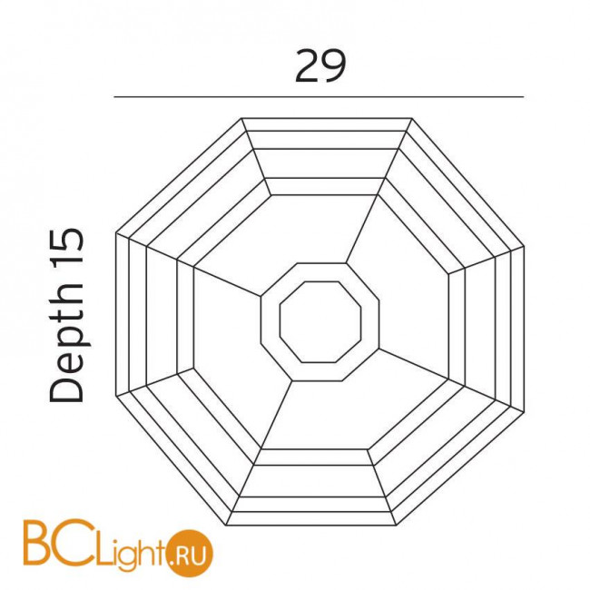 Уличный потолочный светильник Norlys Latina 105B