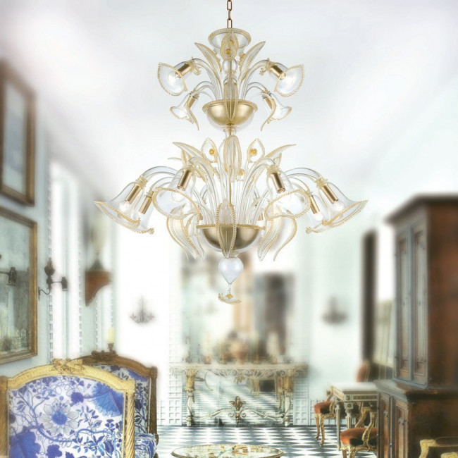 Люстра La Murrina Albinoni S/8+4 AO-2S Люстра La Murrina Albinoni S/8+4 AO-2S