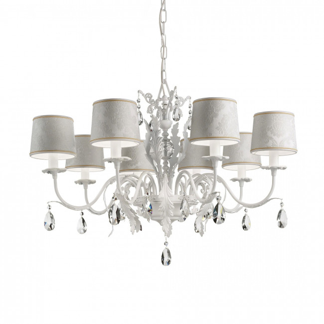 Люстра Masiero Acantia 8 V95 / DAM/14/WH Swarovski elements