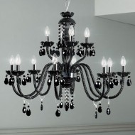 Люстра Masiero Milord 8+4 VV Black / ORG/12/BK
