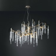 Подвесной светильник Serip Glamour CT3264/12 FO_PB G10 Подвесной светильник Serip Glamour CT3264/12 FO_PB G10