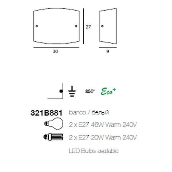 Настенно-потолочный светильник Linea Light Wally 321B881