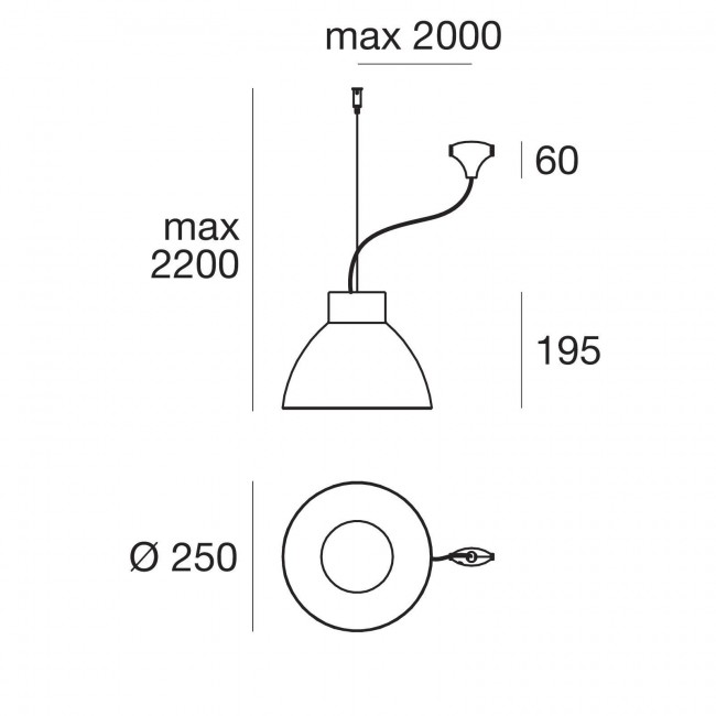 Светильник для струнной системы Linea Light Campana TR4310-3 Светильник для струнной системы Linea Light Campana TR4310-3