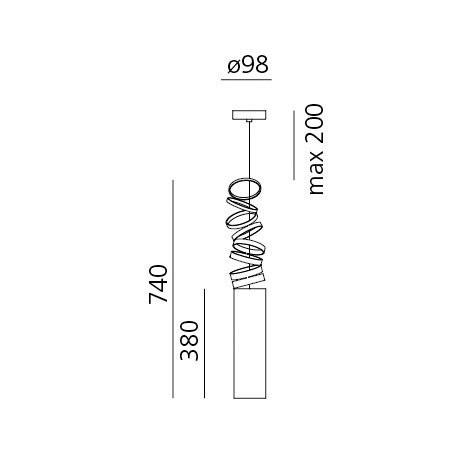 Подвесной светильник Artemide Decompose' DOI4600A02 Подвесной светильник Artemide Decompose' DOI4600A02