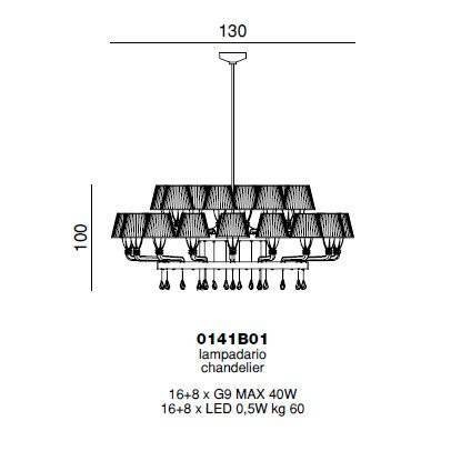 Люстра Beby Group Platinum 0141B01 Light gold 024 SW Golden Shadow Люстра Beby Group Platinum 0141B01 Light gold 024 SW Golden Shadow