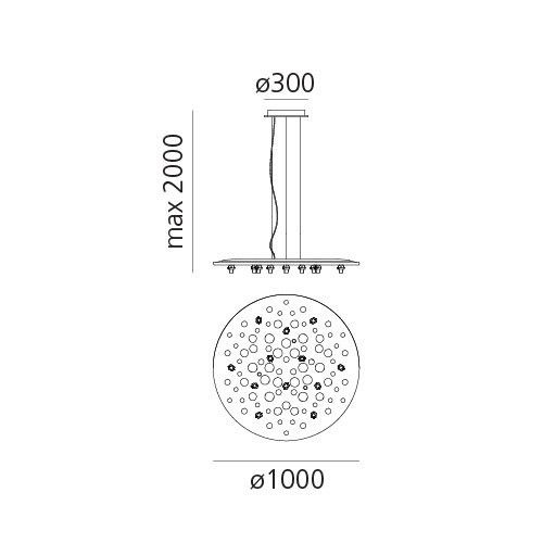 Подвесной светильник Artemide Silent Field 1014020A