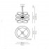 Подвесной светильник Axo Light Hoops SP HOOPS 4 SPHOOPS4ORORLED Подвесной светильник Axo Light Hoops SP HOOPS 4 SPHOOPS4ORORLED