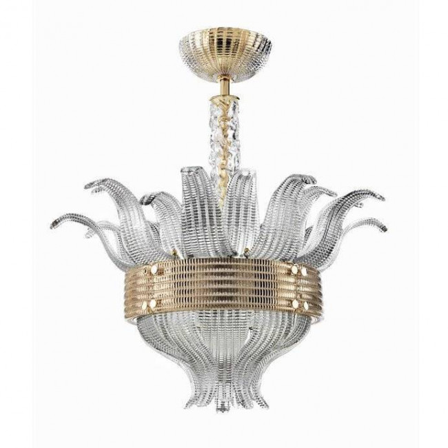 Подвесной светильник Beby Group Milano Deco 8030B01 Light gold Transparent Glass Подвесной светильник Beby Group Milano Deco 8030B01 Light gold Transparent Glass