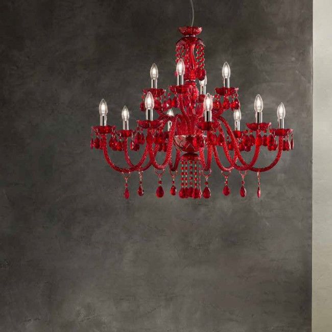 Люстра Masiero Milord 8+4 VV Red Люстра Masiero Milord 8+4 VV Red