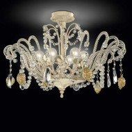 Потолочная люстра Renzo Del Ventisette "Sinuosa" PL 13850/6 ovale DEC. 062 Потолочная люстра Renzo Del Ventisette "Sinuosa" PL 13850/6 ovale DEC. 062