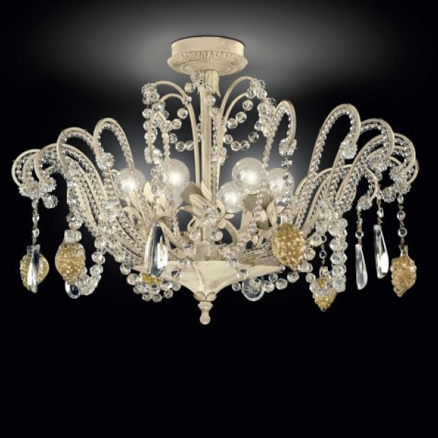 Потолочная люстра Renzo Del Ventisette "Sinuosa" PL 13850/6 ovale DEC. 062 Потолочная люстра Renzo Del Ventisette "Sinuosa" PL 13850/6 ovale DEC. 062