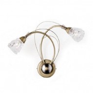 Бра Masca Luna 1865/A2 Ottone nichel / Glass 576 Бра Masca Luna 1865/A2 Ottone nichel / Glass 576